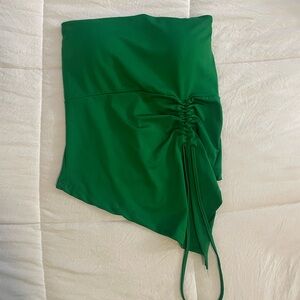 Forever 21 Vibrant Green Strapless Crop Top